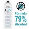 Hidroalcohol Spray 3 x 500 ml. Higienizante manos y superficies 70% Alcohol Aerosol Hidroalcohólico