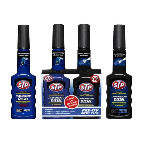 Kit STP pre-ITV con limpia inyectores coches diesel